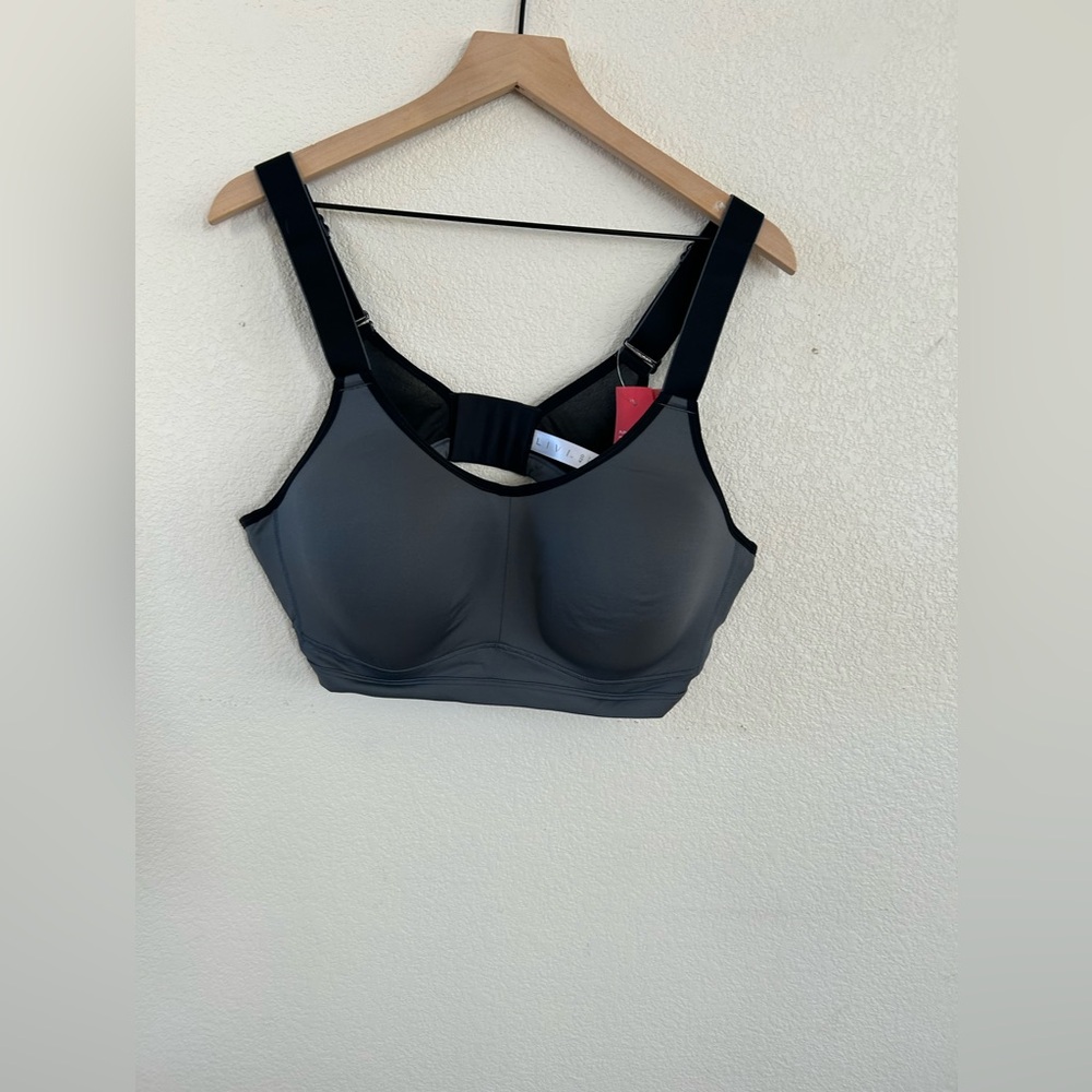 Women's Gray Sports Bra